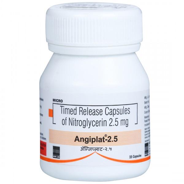 Angiplat 2.5 mg Capsule (25 Cap)