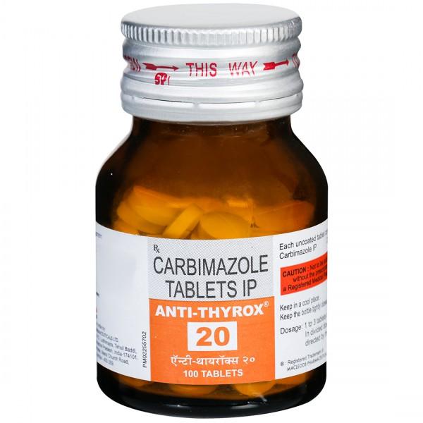 Anti Thyrox 20 mg Tablet (100 Tab)