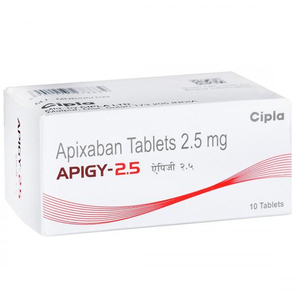 Apigy 2.5 mg Tablet (10 Tab)