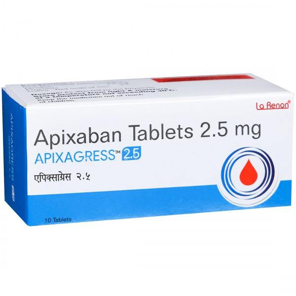 Apixagress 2.5 mg Tablet (10 Tab)