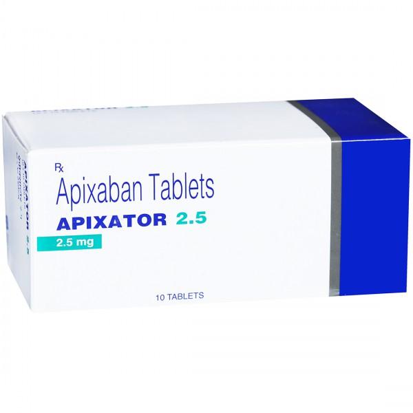 Apixator 2.5 mg Tablet (10 Tab)
