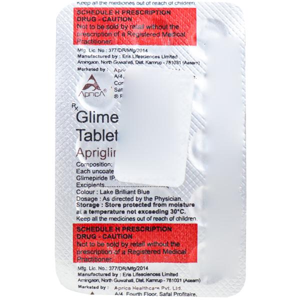 Apriglim 3 mg Tablet (15 Tab)