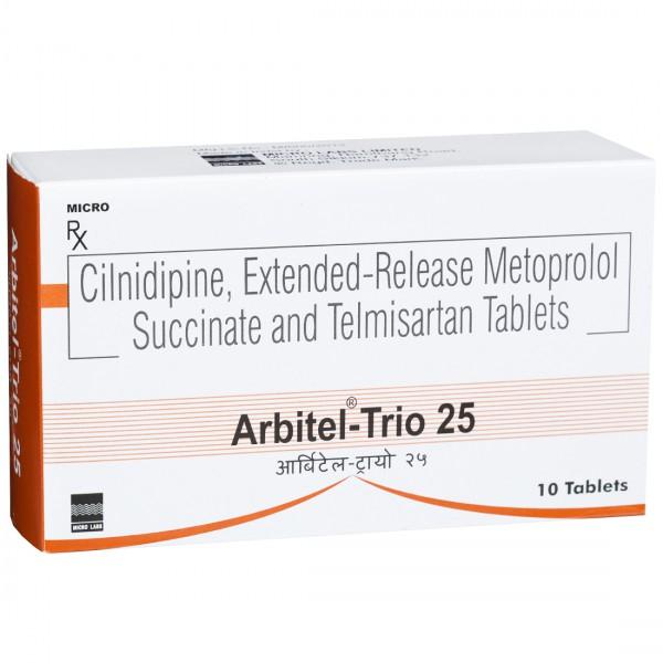 Arbitel Trio 25 mg Tablet (10 Tab)