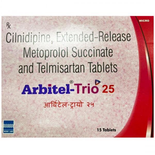 Arbitel Trio 25 mg Tablet (15 Tab)