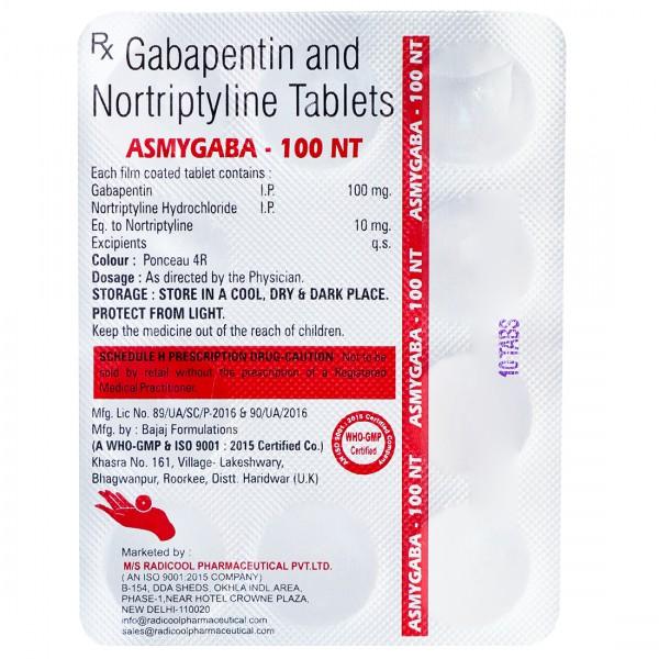 Asmygaba 100 NT Tablet (10 Tab)
