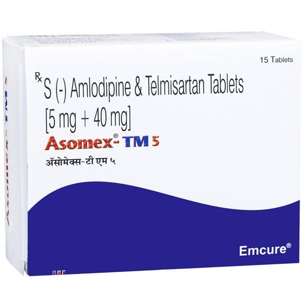 Asomex TM 5 mg Tablet (15 Tab)