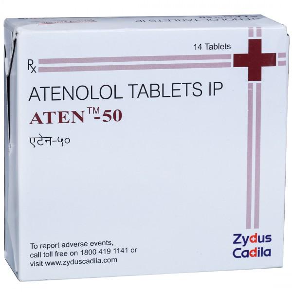 Aten 50 mg Tablet (14 Tab)