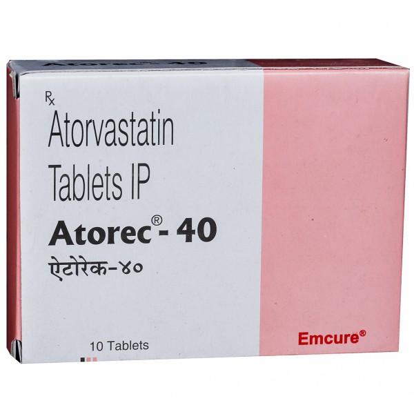 Atorec 40 mg Tablet (10 Tab)
