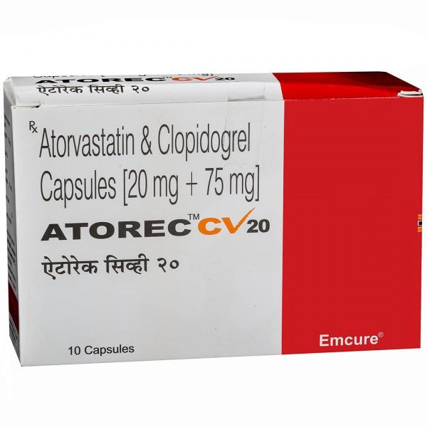 Atorec CV 20 mg Capsule (10 Cap)