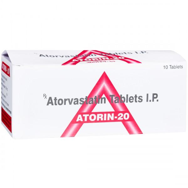Atorin 20 mg Tablet (10 Tab)