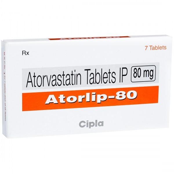 Atorlip 80 mg Tablet (7 Tab)