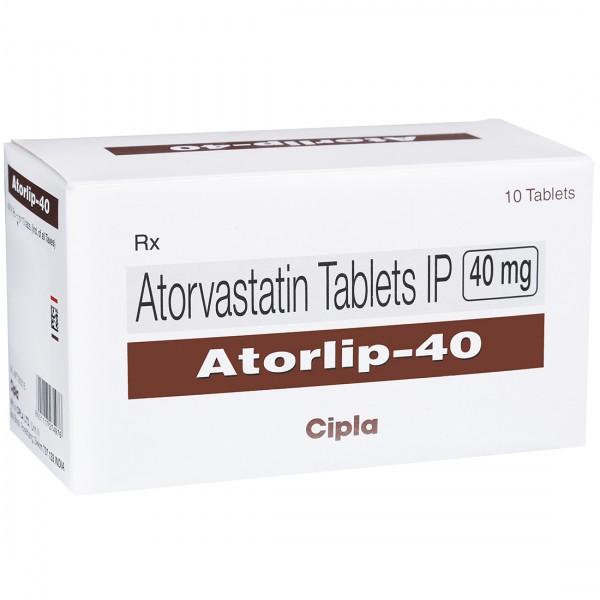 Atorlip 40 mg Tablet (10 Tab)