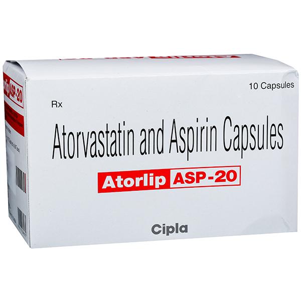 Atorlip Asp 20 mg Capsule (10 Cap)