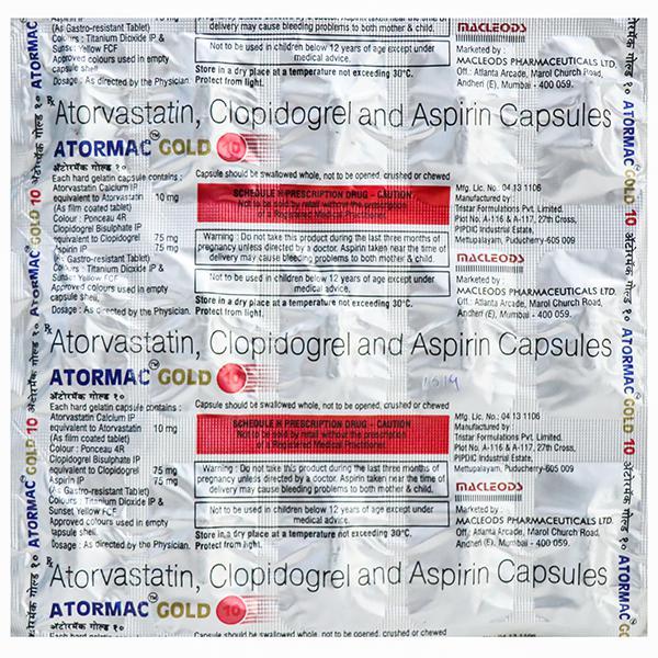 Atormac Gold 10 mg Capsule (15 Cap)