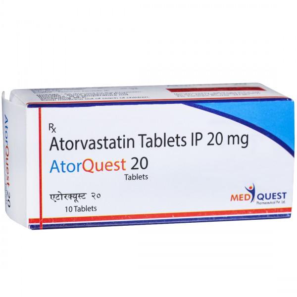 Atorquest 20 mg Tablet (10 Tab)