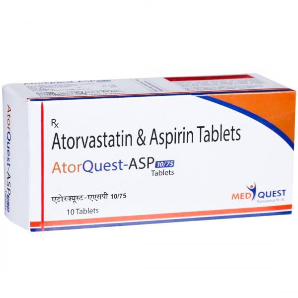 Atorquest ASP 10/75 mg Tablet (10 Tab)