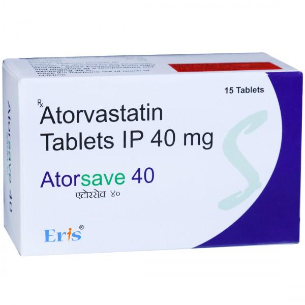 Atorsave 40 mg Tablet (15 Tab)