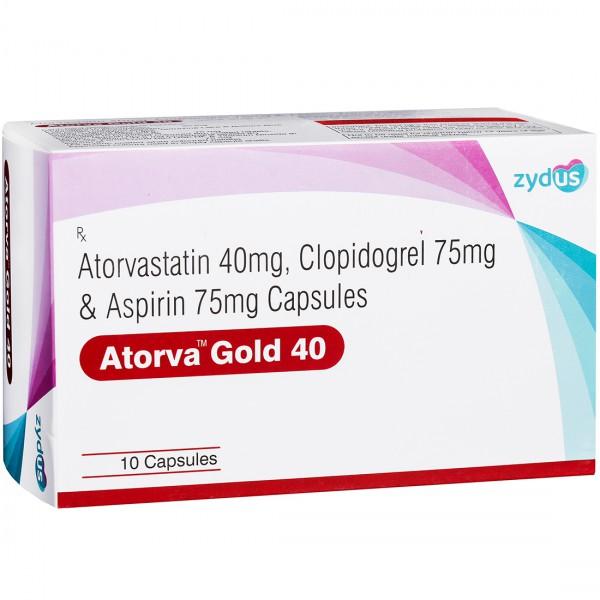 Atorva Gold 40 mg Capsule (10 Cap)