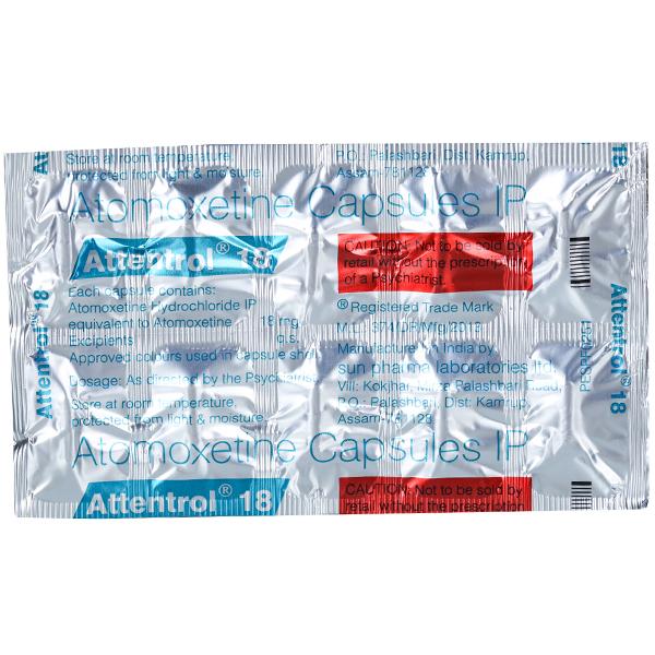 Attentrol 18 mg Capsule (10 Cap)