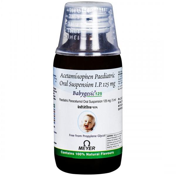 Babygesic 125 mg Oral Suspension 60 ml