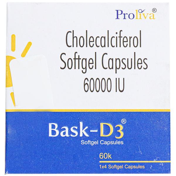 Bask D3 60 K Capsule (4 Cap)