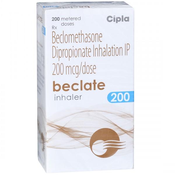 Beclate 200 mcg Inhaler 10 g (200 Metered Doses)