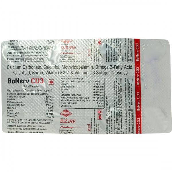 Bonerv CD3 10 Capsules