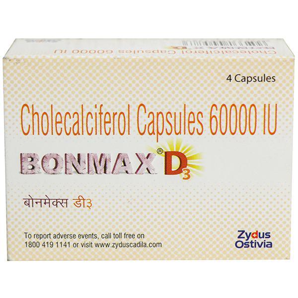 Bonmax D3 60000 IU Capsule (4 Cap)