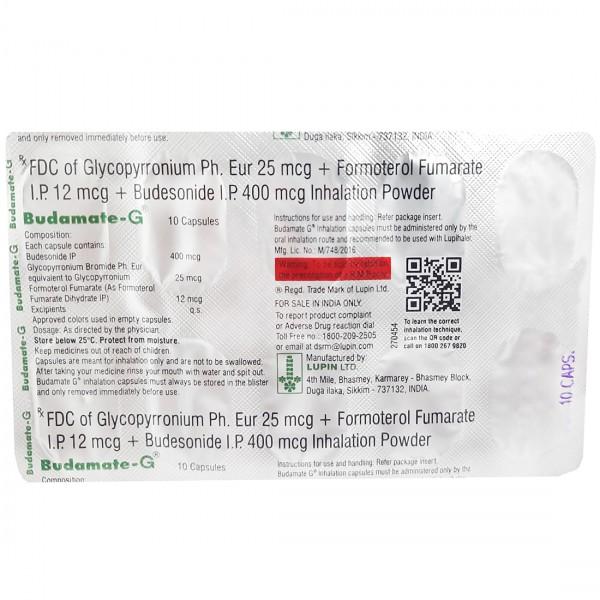 Budamate G Inhalation Capsule (10 Cap)