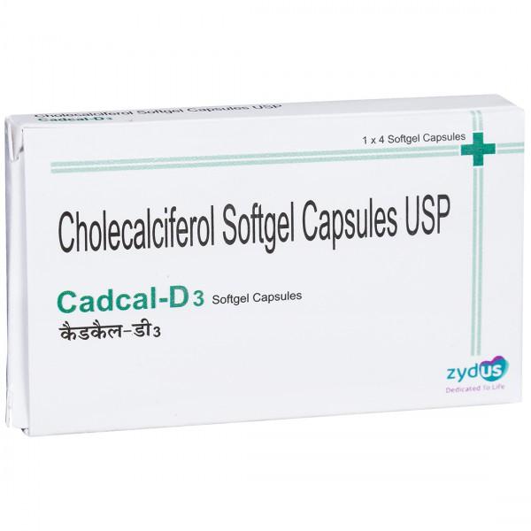 Cadcal D3 Softgel Capsule (4 Cap)