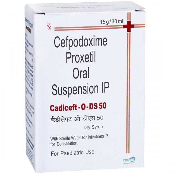 Cadiceft O DS 50 mg Dry Syrup 15 g/30 ml