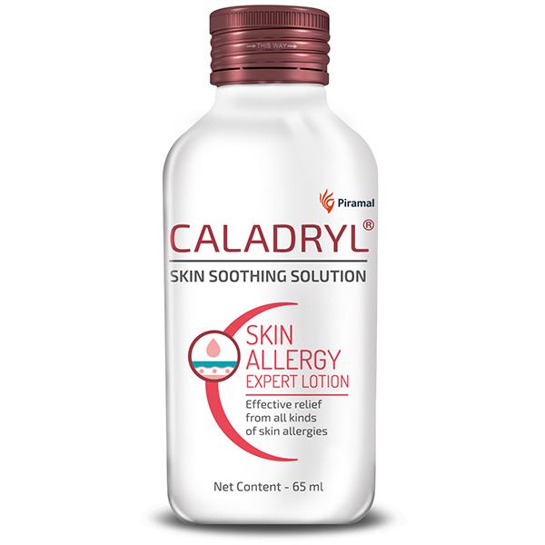 Caladryl Skin Allergy Expert Lotion For Relief From Skin Rashes Sunburn Prickly Heat Insect Bites 65 ml
