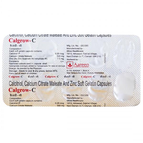 Calgrow C Soft Gelatin Capsule (10 Cap)