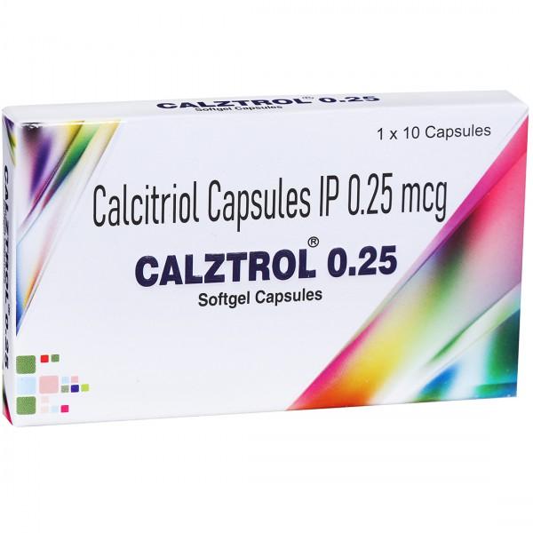 Calztrol 0.25 mcg Softgel Capsule (10 Cap)