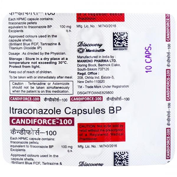 Candiforce 100 mg Capsule (10 Cap)