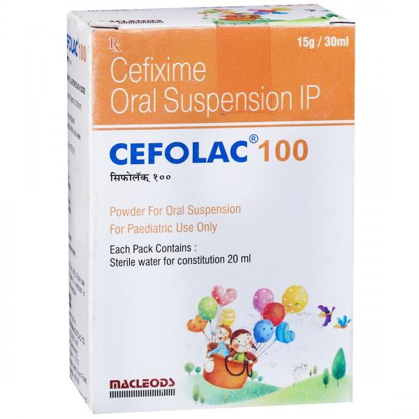 Cefolac 100 mg Oral Suspension 30 ml