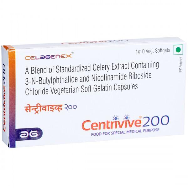 Centrivive 200 10 Veg Capsules