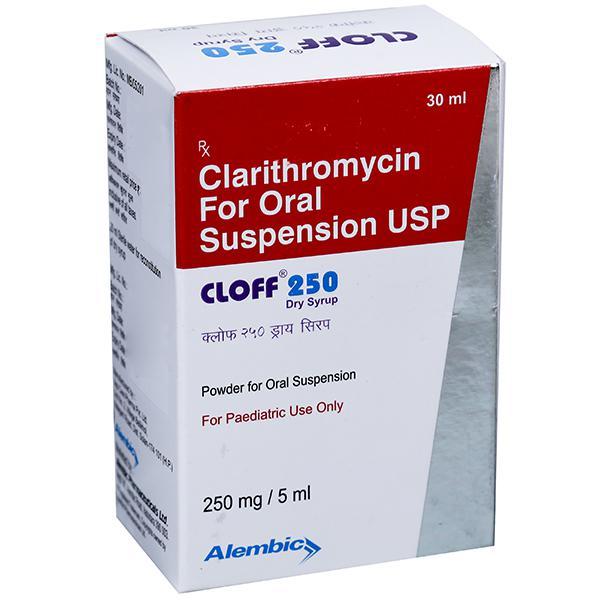Cloff 250 mg/5ml Dry syrup 30 ml