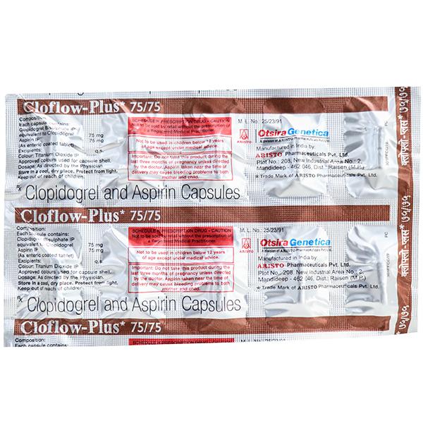 Cloflow Plus 75/75 Capsule (10 Cap)