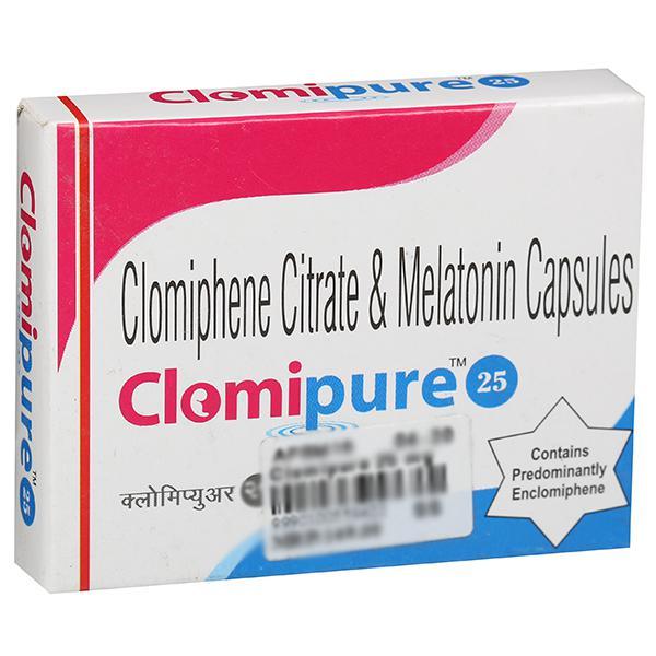 Clomipure 25 mg Capsule (5 Cap)