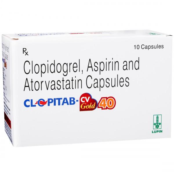Clopitab CV Gold 40 mg Capsule (10 Cap)