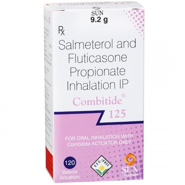 Combitide 125 mcg Inhaler 9.2 g (120 Metered Doses)