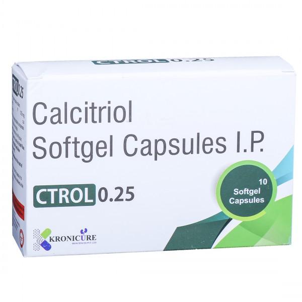 Ctrol 0.25 10 Softgel Capsules