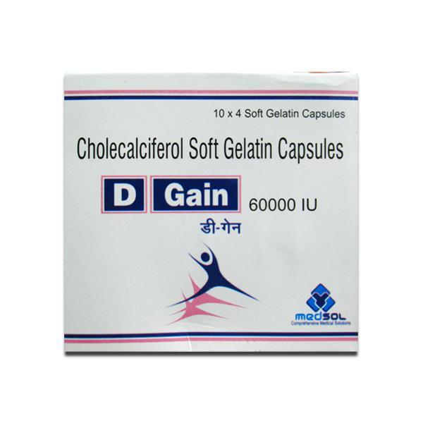 D Gain 60000 IU Capsule (4 Cap)