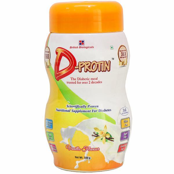 D Protin Vanilla Powder Jar 500 g