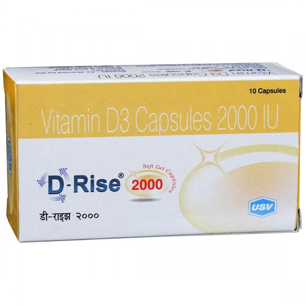 D Rise 2000 IU Capsule (10 Cap)