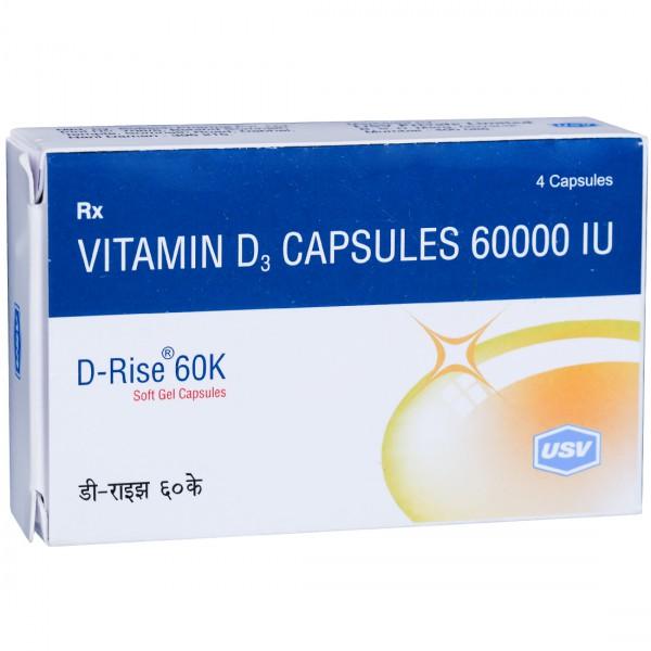 D Rise 60K IU Capsule (4 Cap)