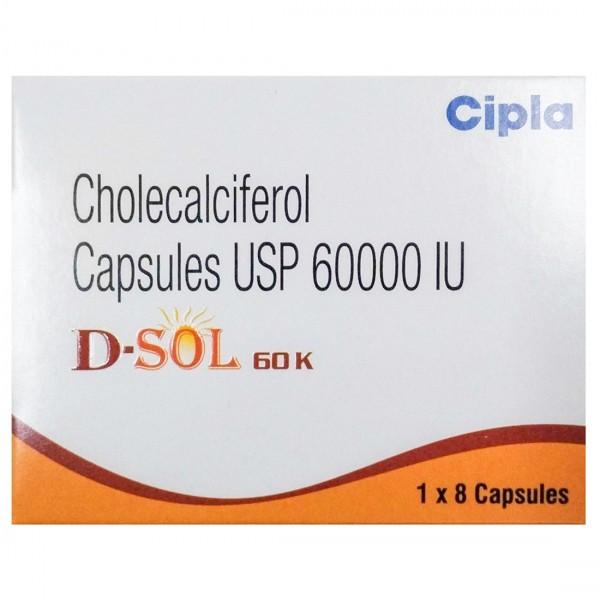 D Sol 60 K 8 Capsules