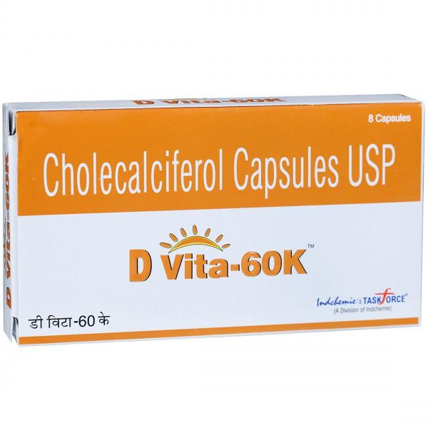D Vita 60 K Capsule (8 Cap)