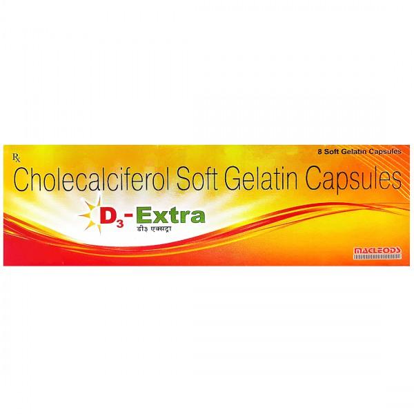 D3 Extra Soft Gelatin Capsule (8 Cap)
